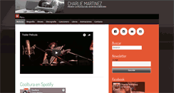 Desktop Screenshot of charliemartinez.com.ar